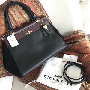 COACH SELENA GOMEZ Grace Bag Black/Cherry 24109